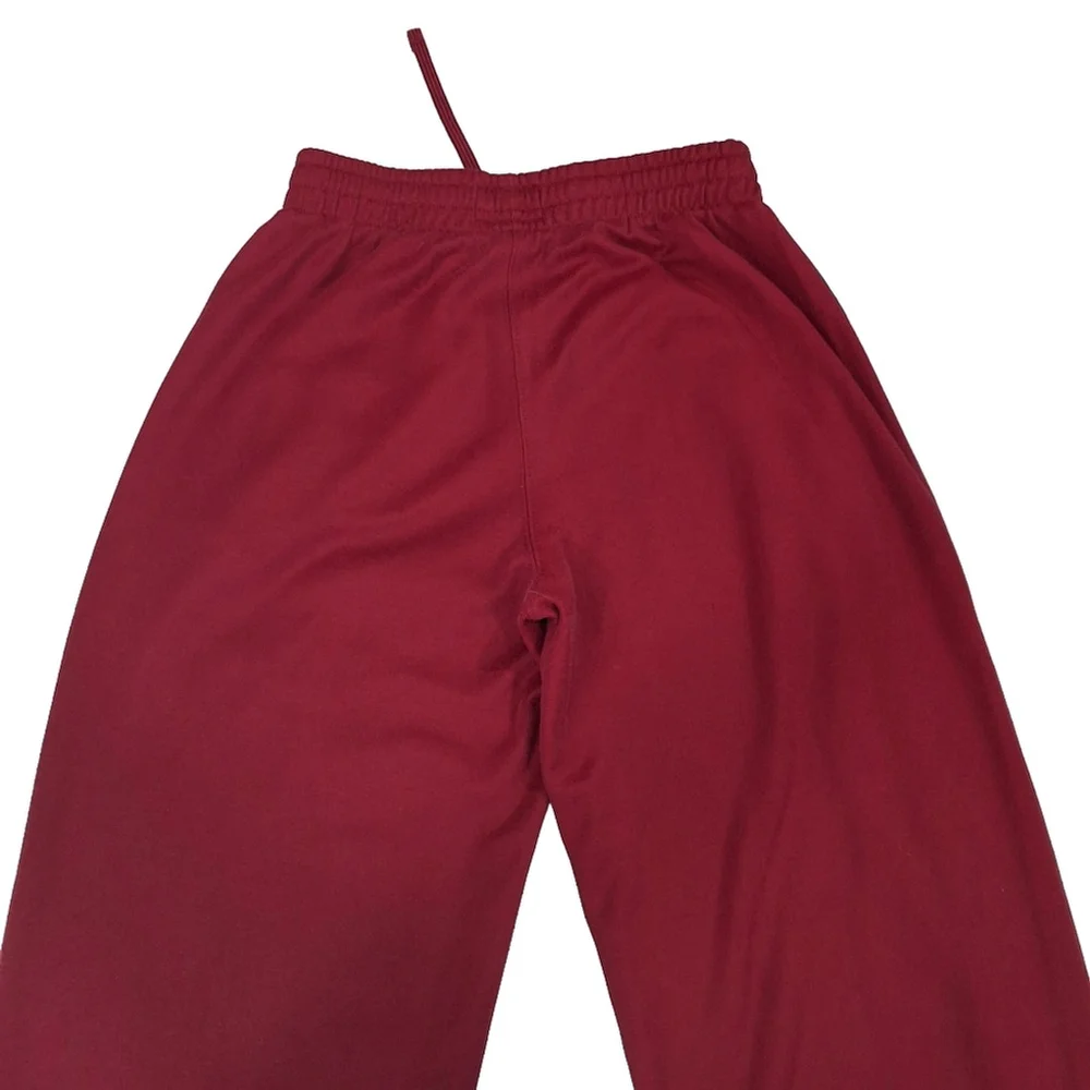 ✨2/$25 Aeropostale~VTG~Y2K~Red Maroon~Track Pant~Crest~Preppy~Zipper Cuff~SM